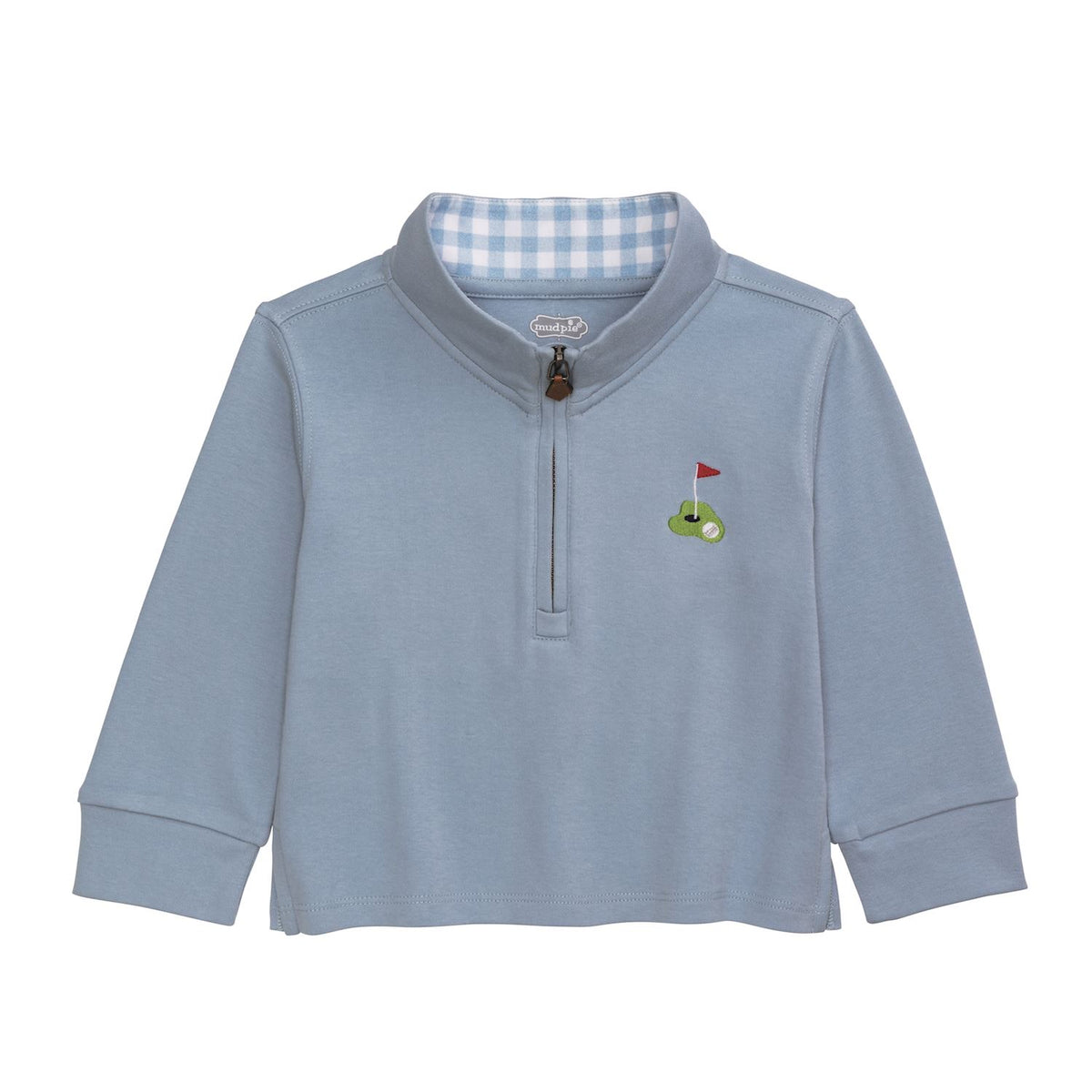 Golf quarter zip light blue