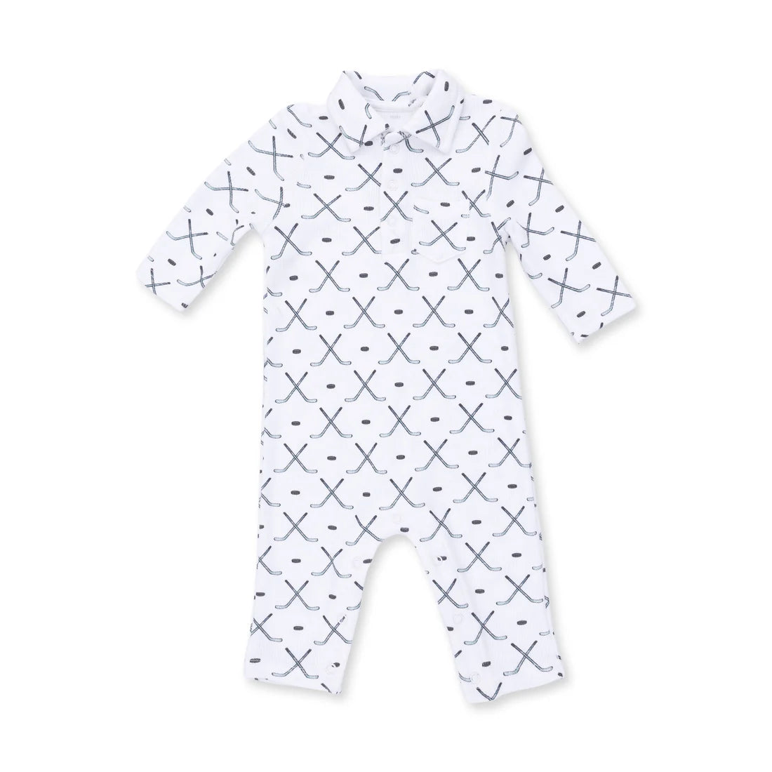 Simple Hockey Polo Romper