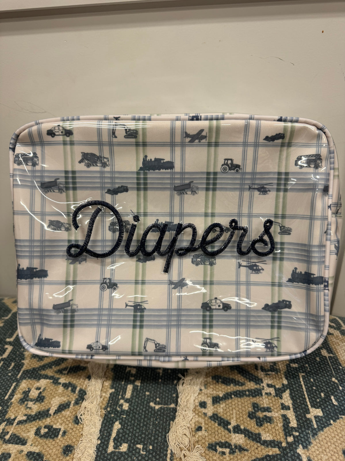 Kenz Kustomz- Diapers Clear Coat Bag XL