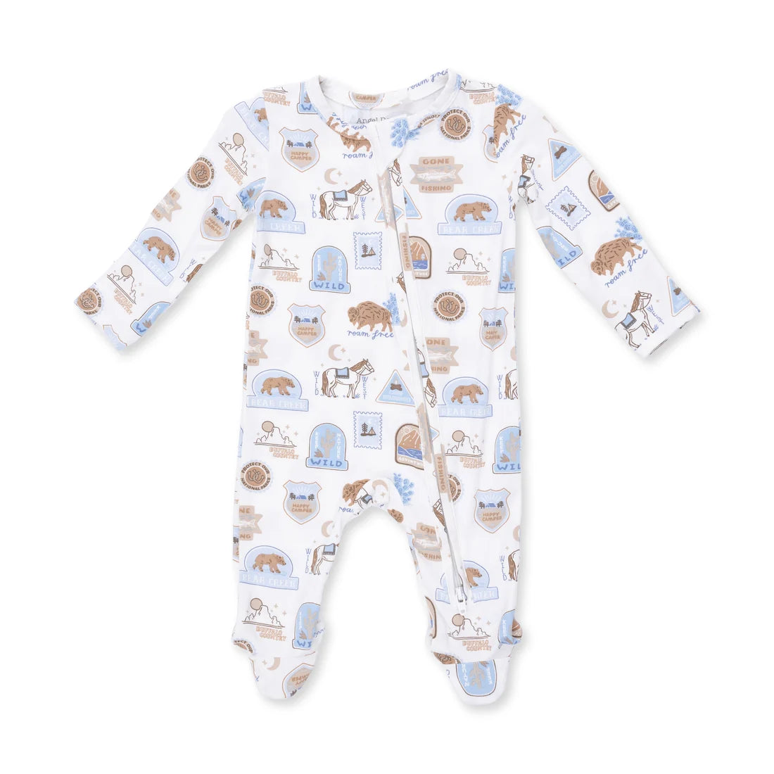 National Parks Adventure 2 Way Zipper Footie