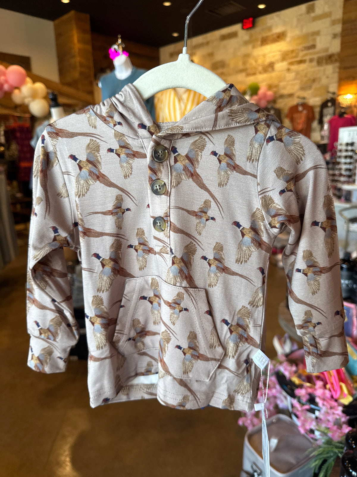 Boys Pheasant Hooded Set