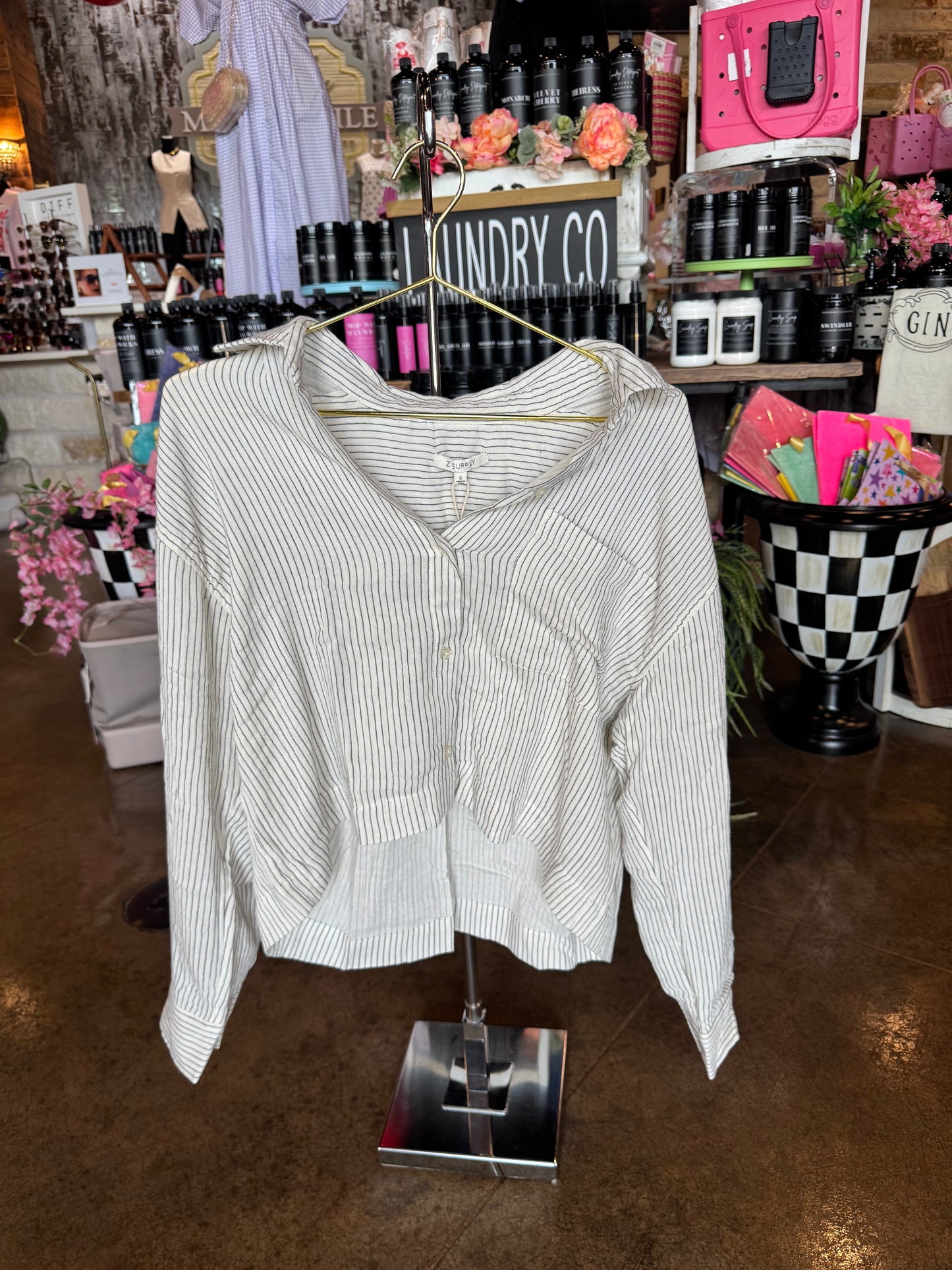 Del Mar Striped Shirt