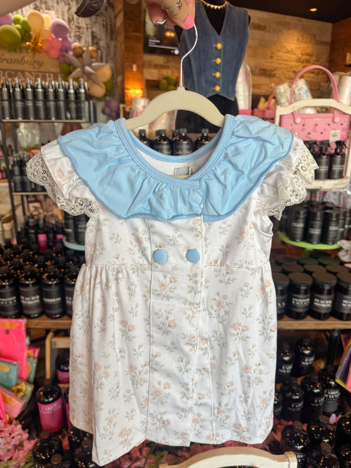 The Brooke Sweet Little Blossom Baby Bloomer Set