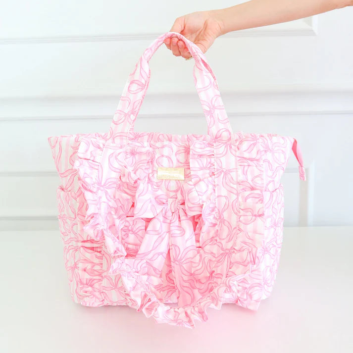 Quilted Coquette Diaper Bag