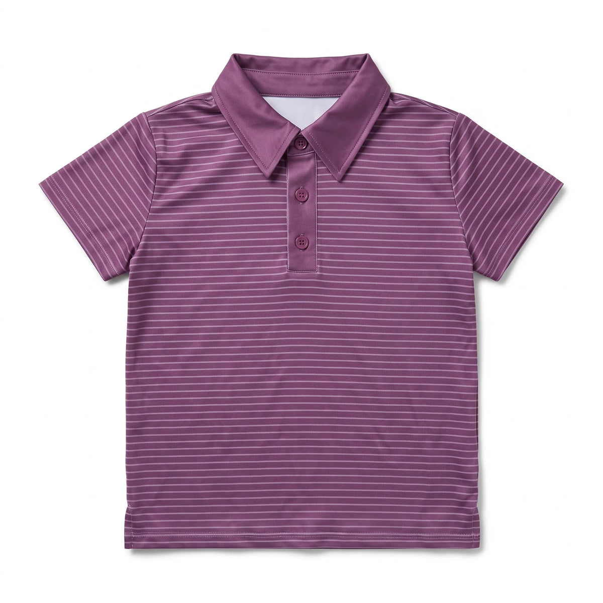 Trey Polo - Plum Stripe