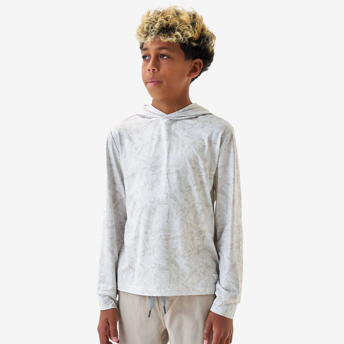 Youth Performance Hoodie - Digi Camo - Ivory