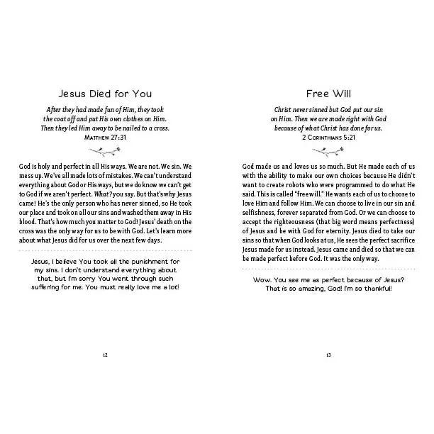Consider the Lilies: 3-Minute Devotions For Girls