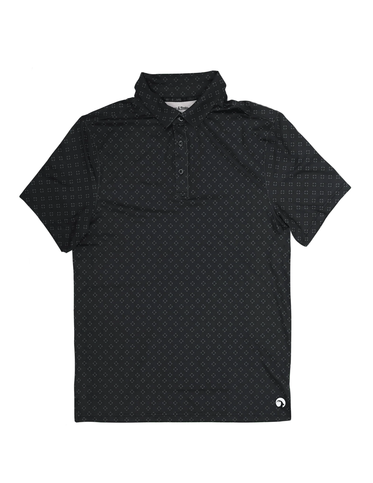 The Quad Printed Polo