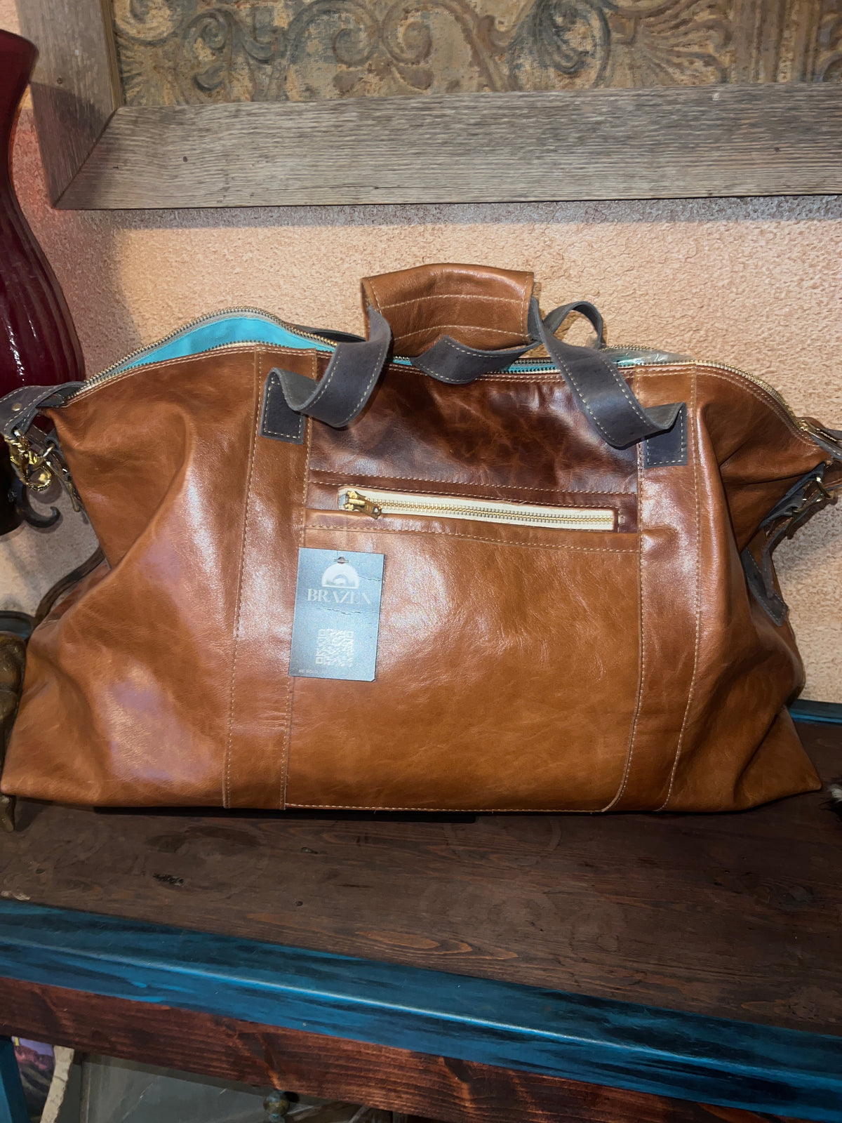 Italian Leather Duffle