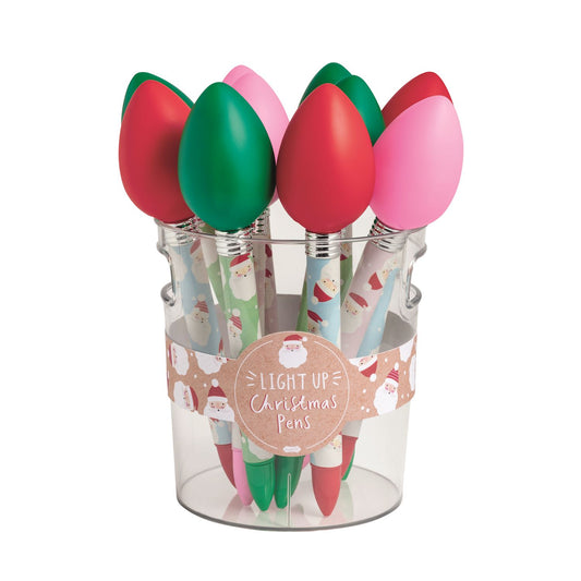 Christmas Bulb Light-Up Pens