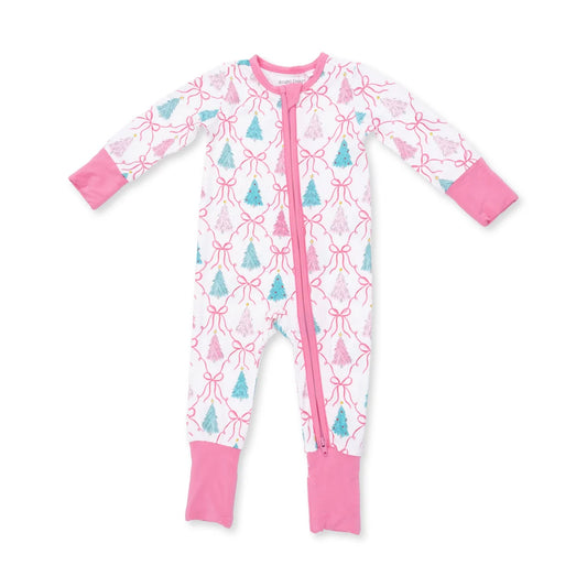 Bow Trellis Tree - Bamboo  Convertible Romper