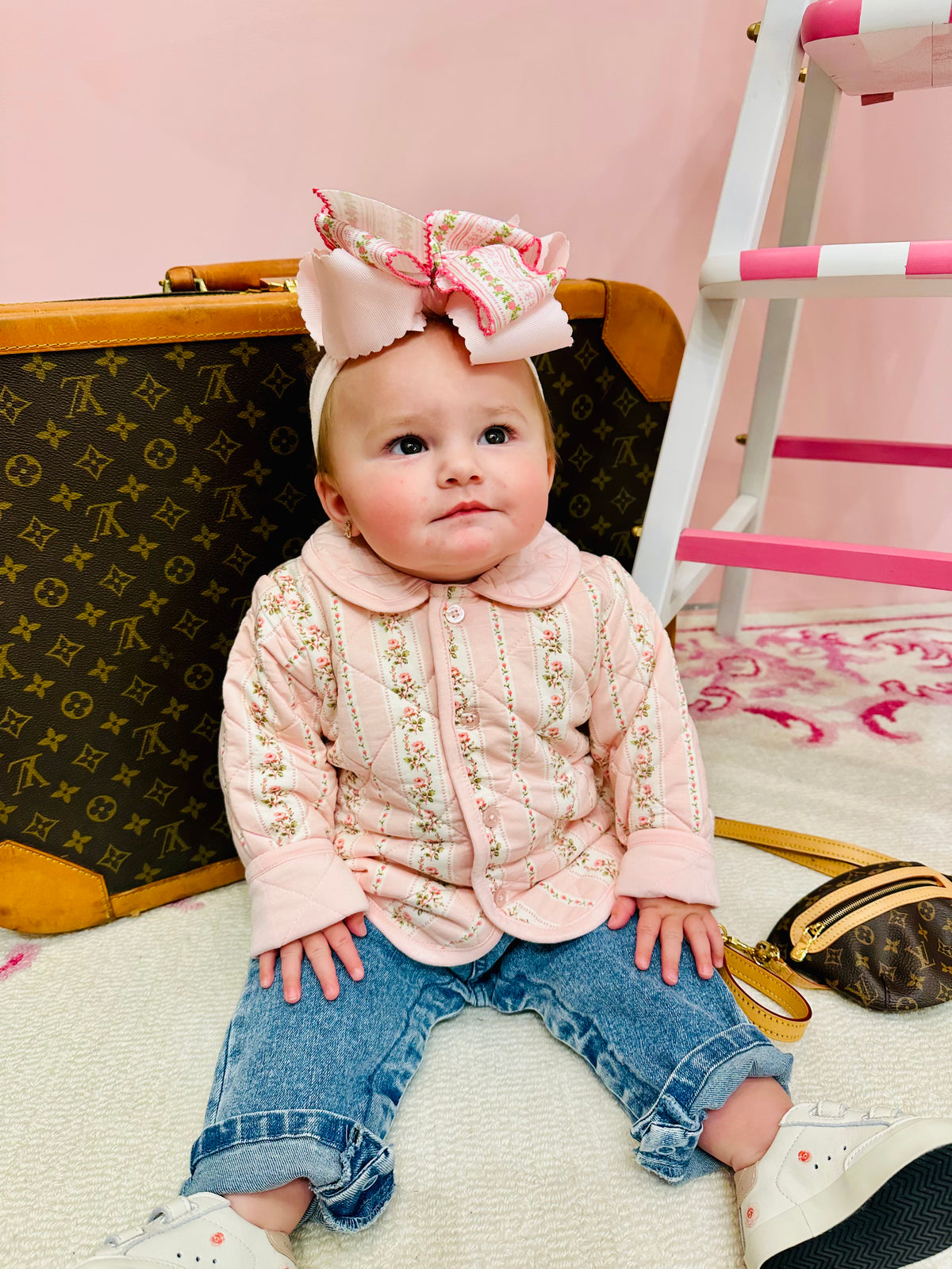 Antoinette Stripe  Quilted Jacket