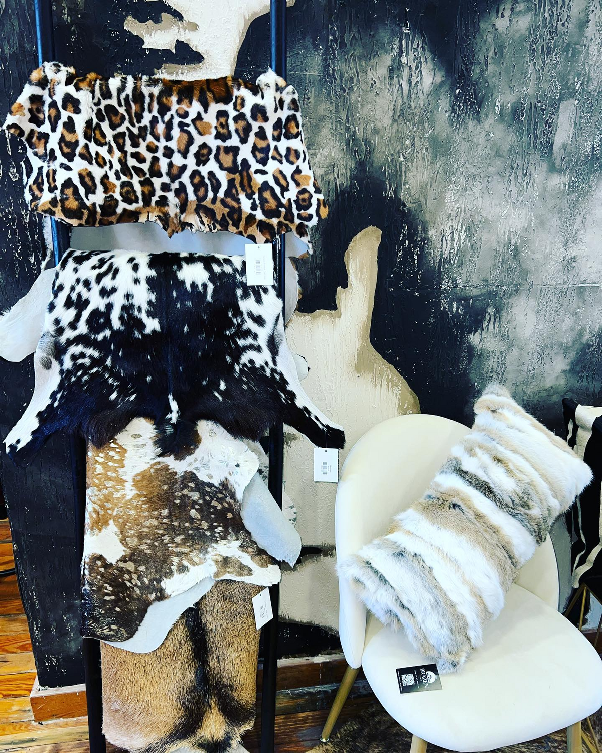 Ocelot Printed Calf Hide - Brazen Ranch