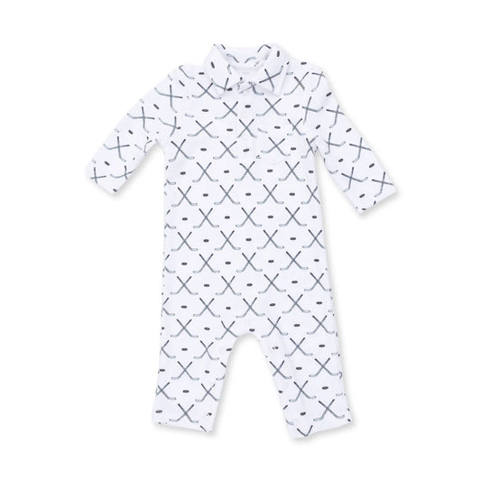 Simple Hockey  Polo Romper