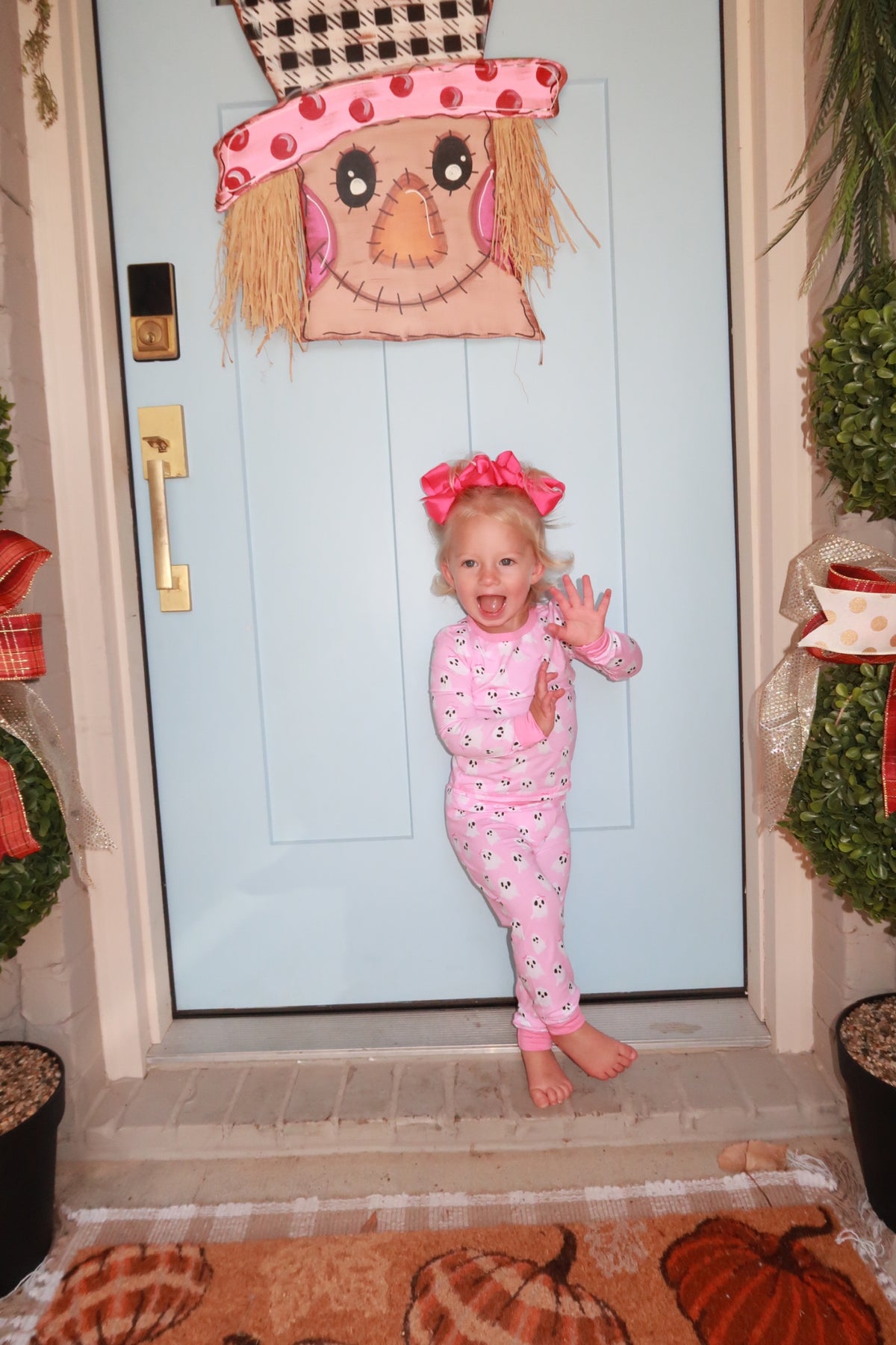 Toddler Pink Ghost Glow Pajama Set