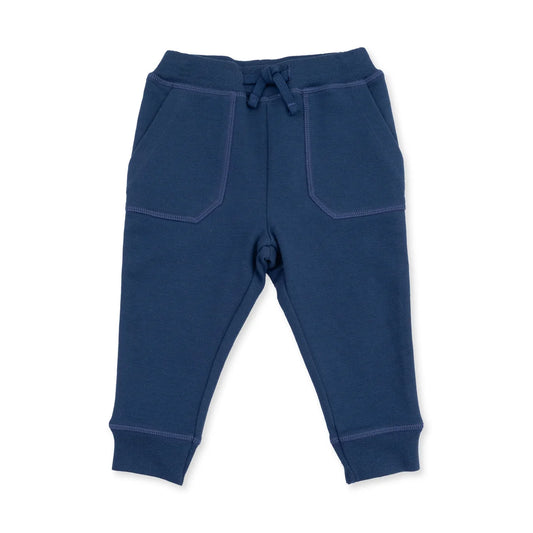 Solid Insignia Blue  Jogger Pant