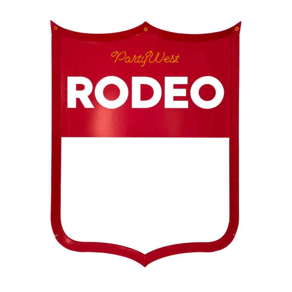 Rodeo back number plates - 8pk
