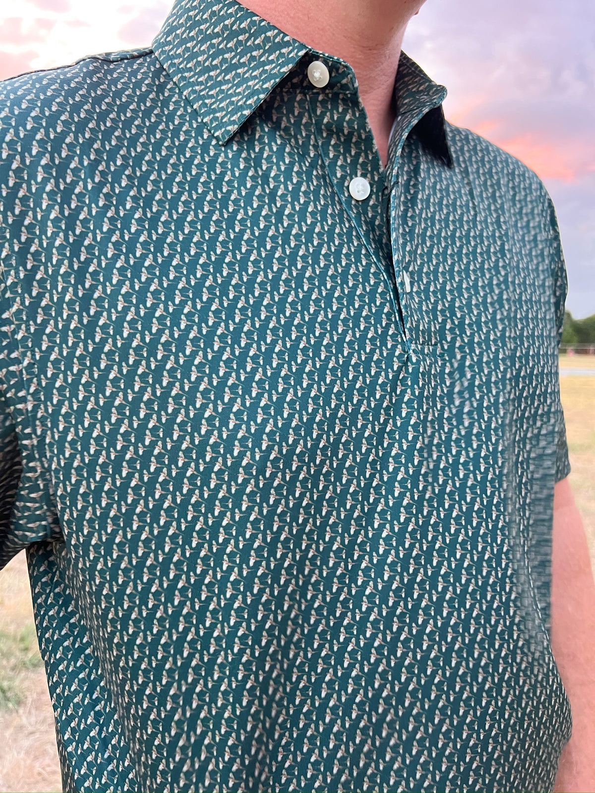 Mens Pheasant Performance Polo