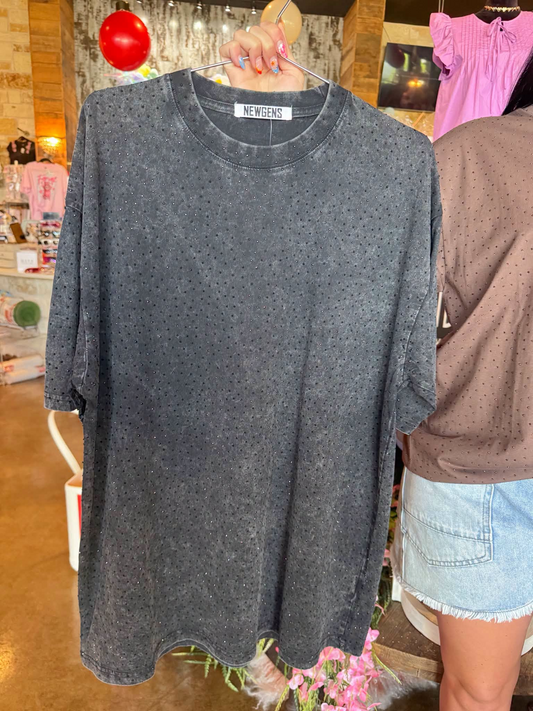 Maven Studded Tee- Black