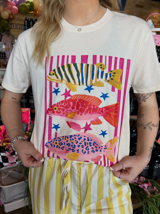 Fish Around Tee