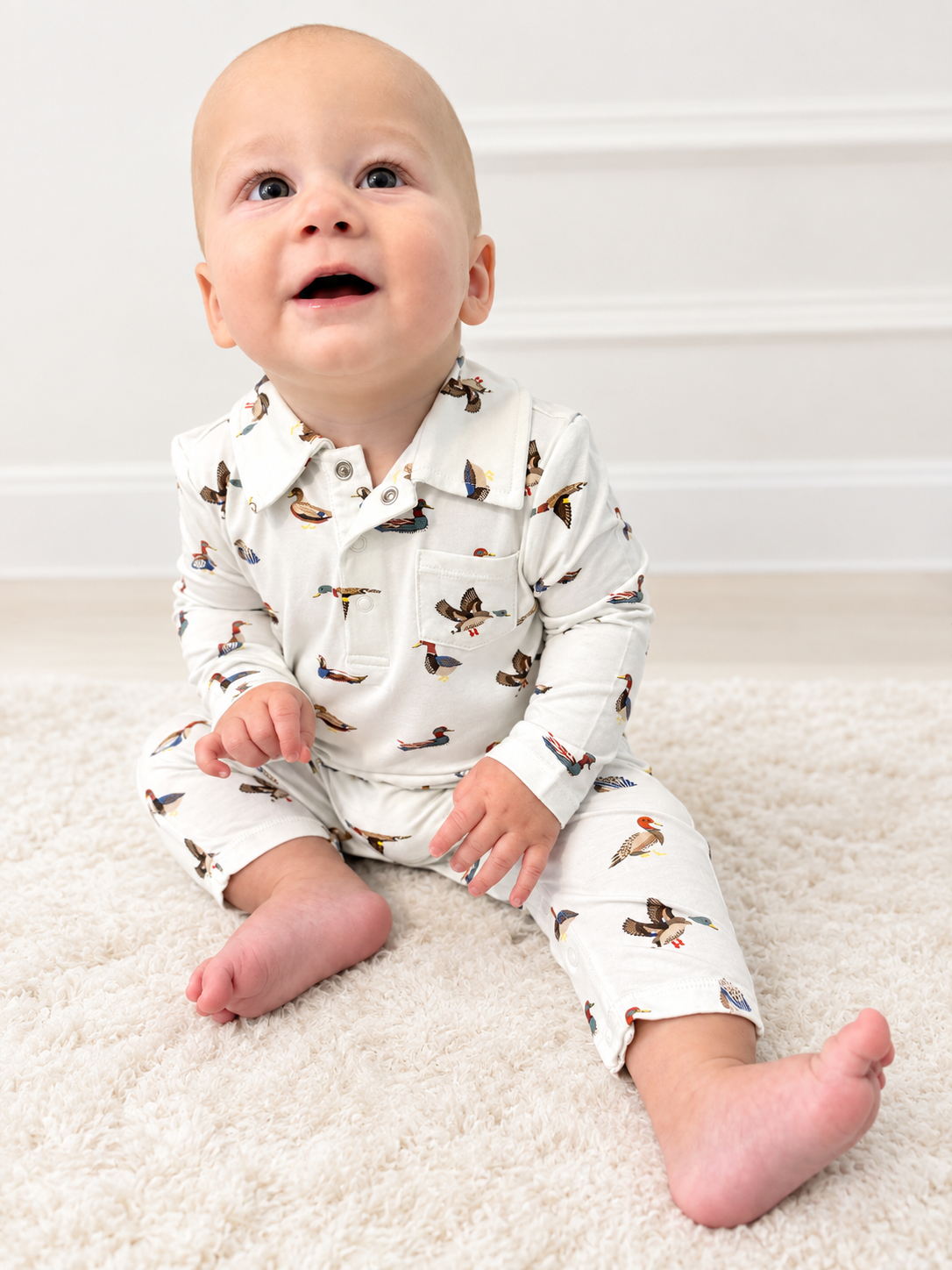 American Ducks  Polo Romper