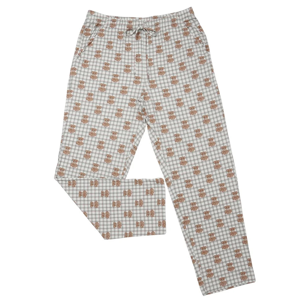mens beary merry christmas loungewear pants