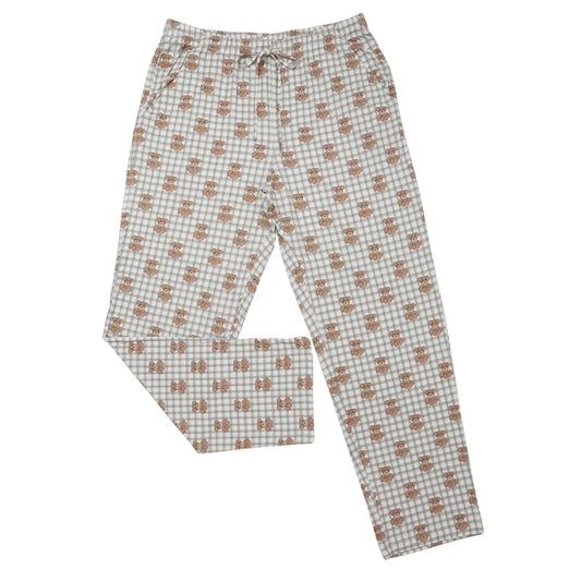 mens beary merry christmas loungewear pants