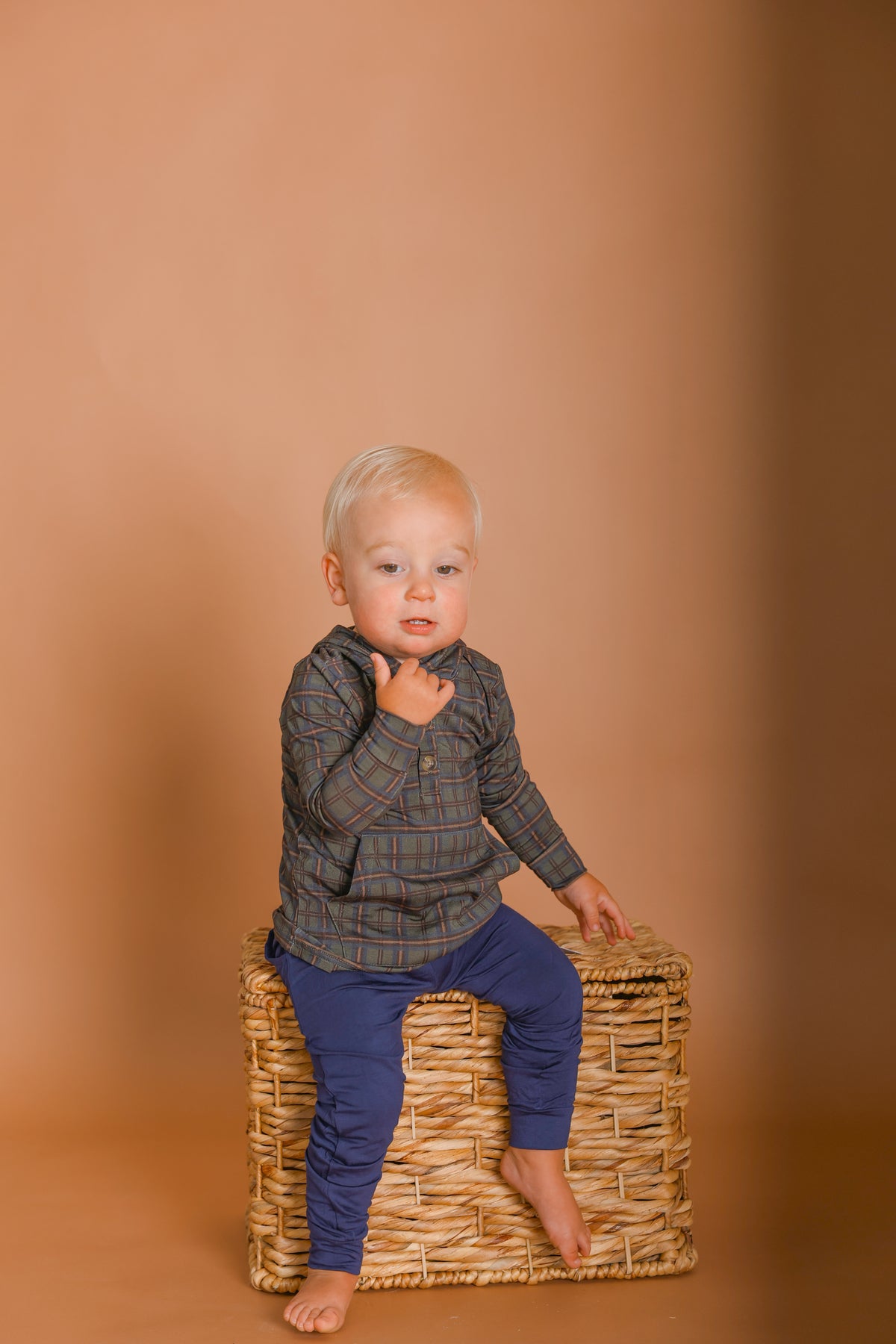 Boys Cabin Cozy Hooded Set