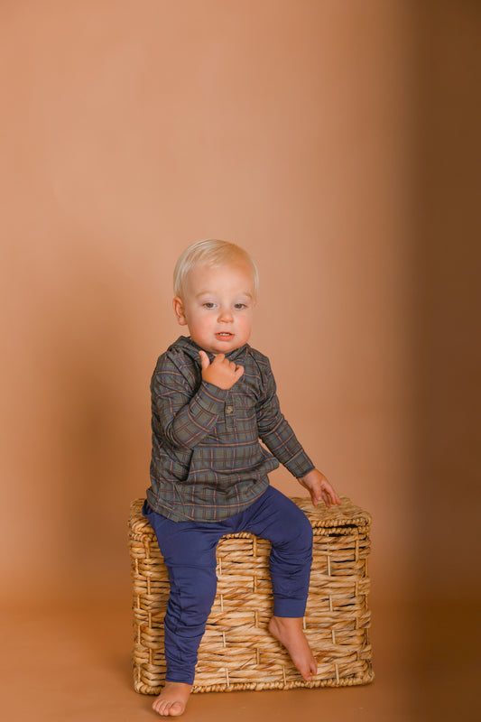 Boys Cabin Cozy Hooded Set