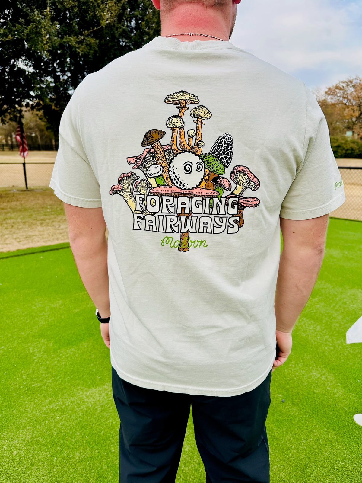 BERMUDA FORAGING TEE- Sage