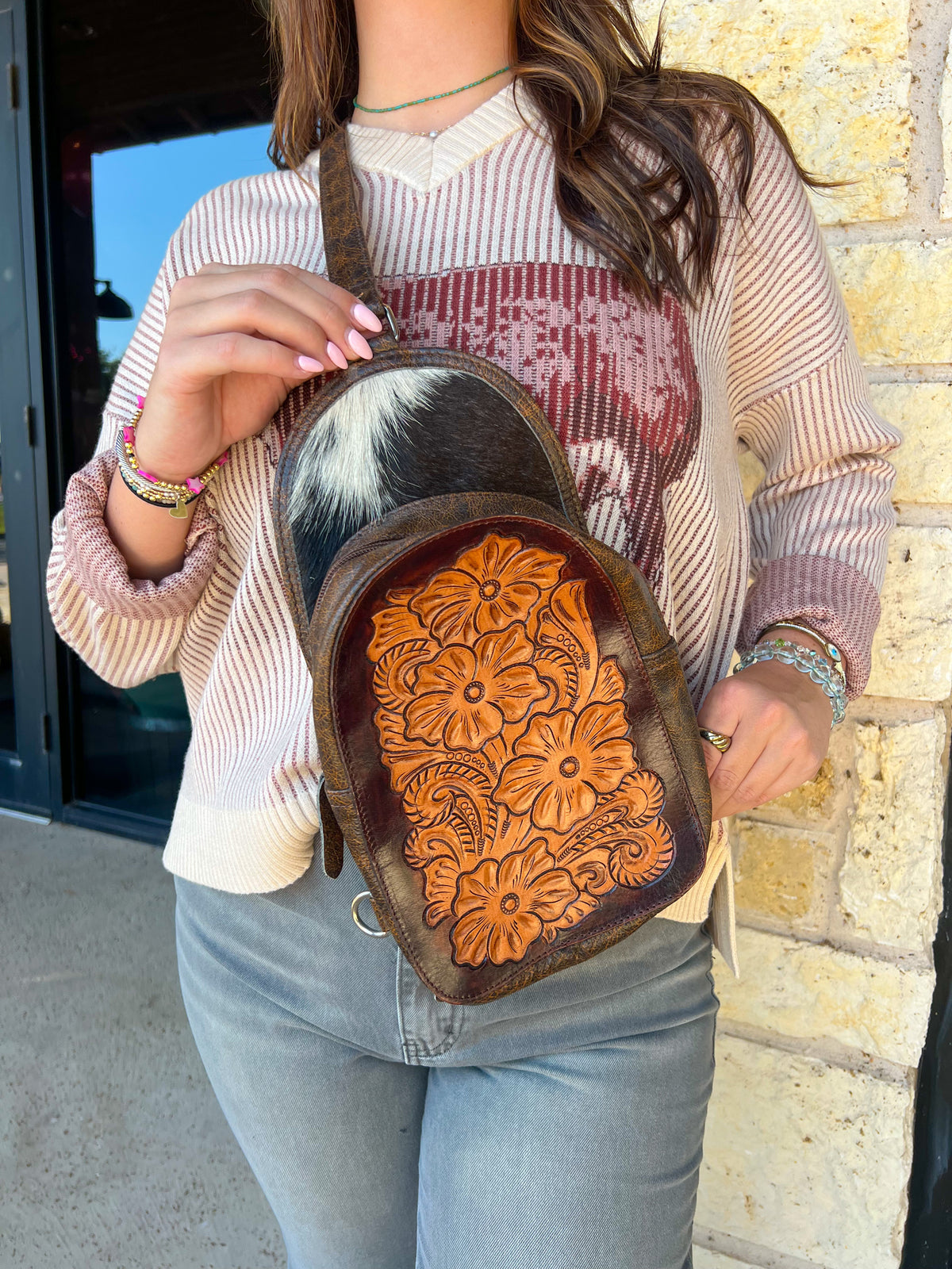 Cowhide Bum Bag