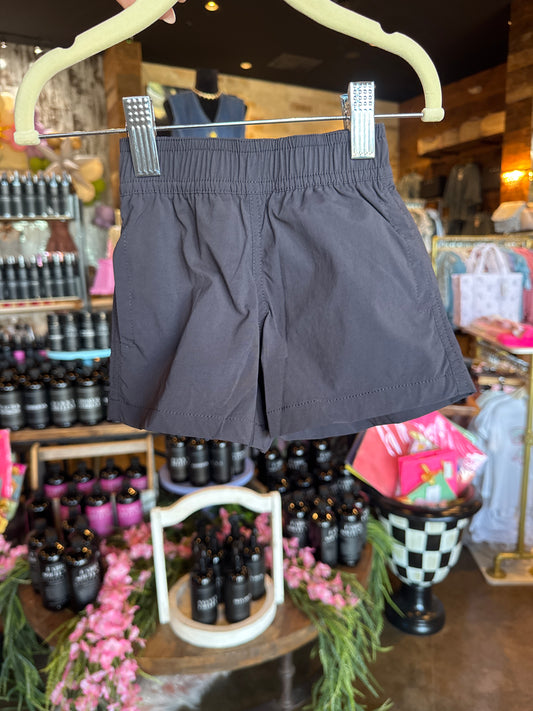 Boys Dark Charcoal Shorts
