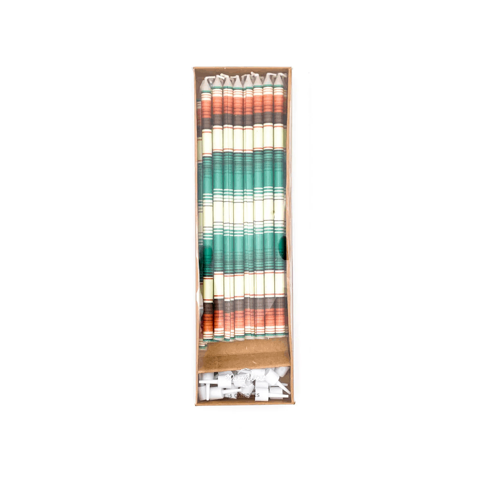 Desert Stripe Candles - 16pk