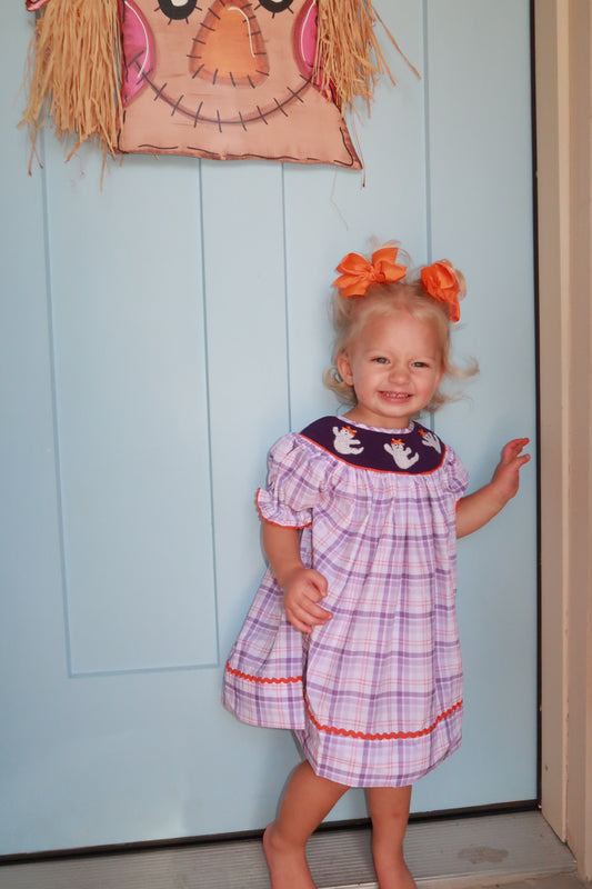 Girls Ghost Smocked Dress