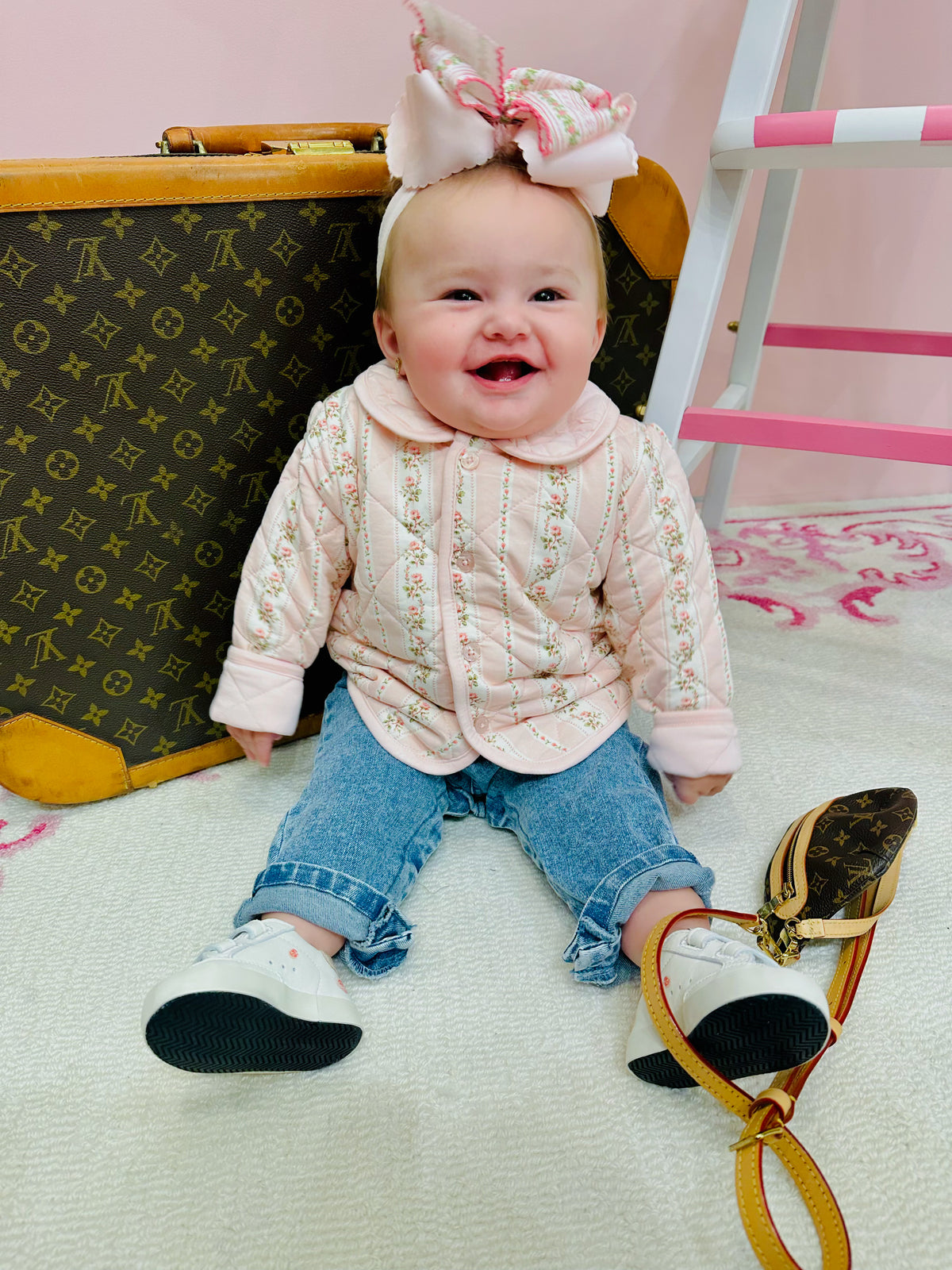 Antoinette Stripe  Quilted Jacket