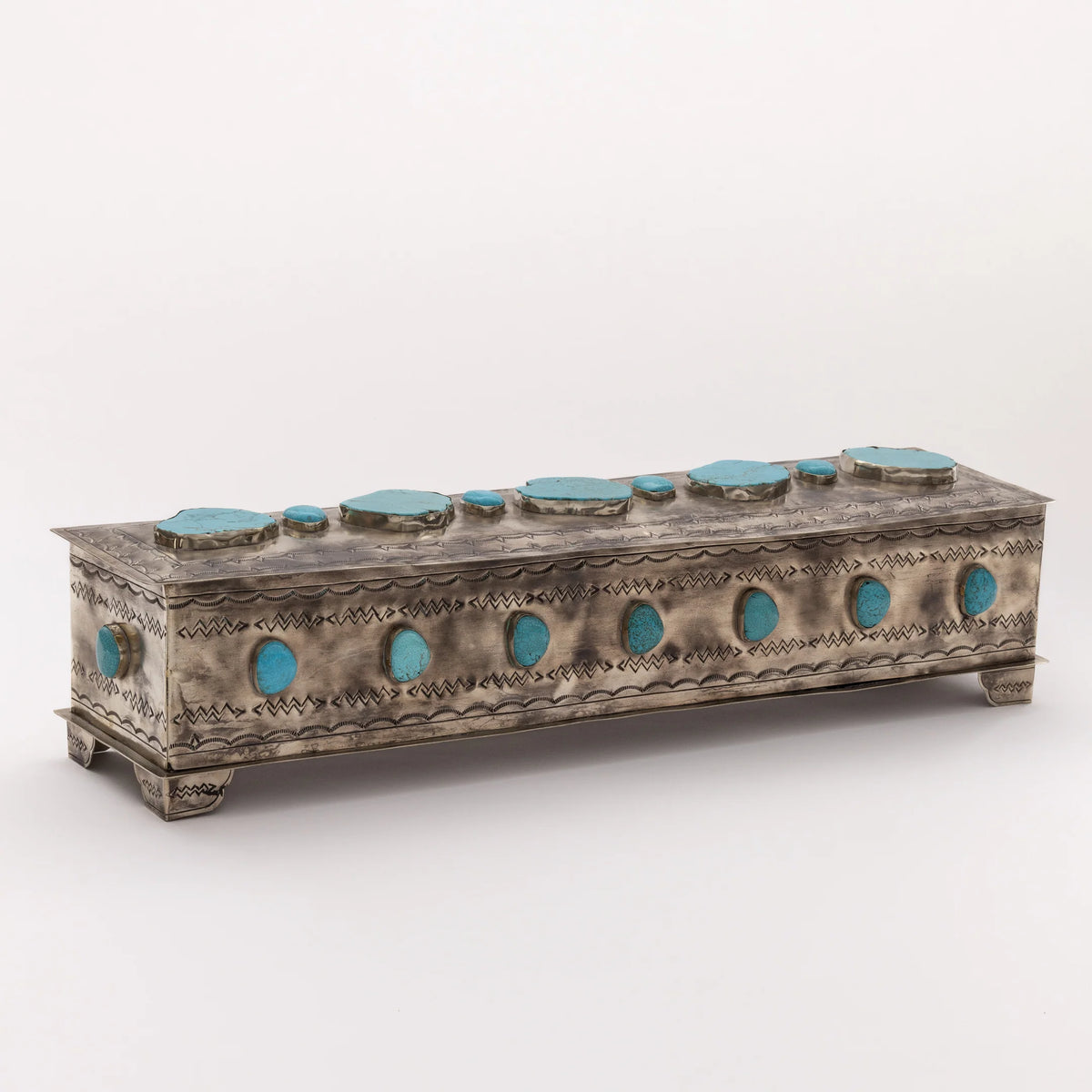 Aspen Turquoise Mantel Box