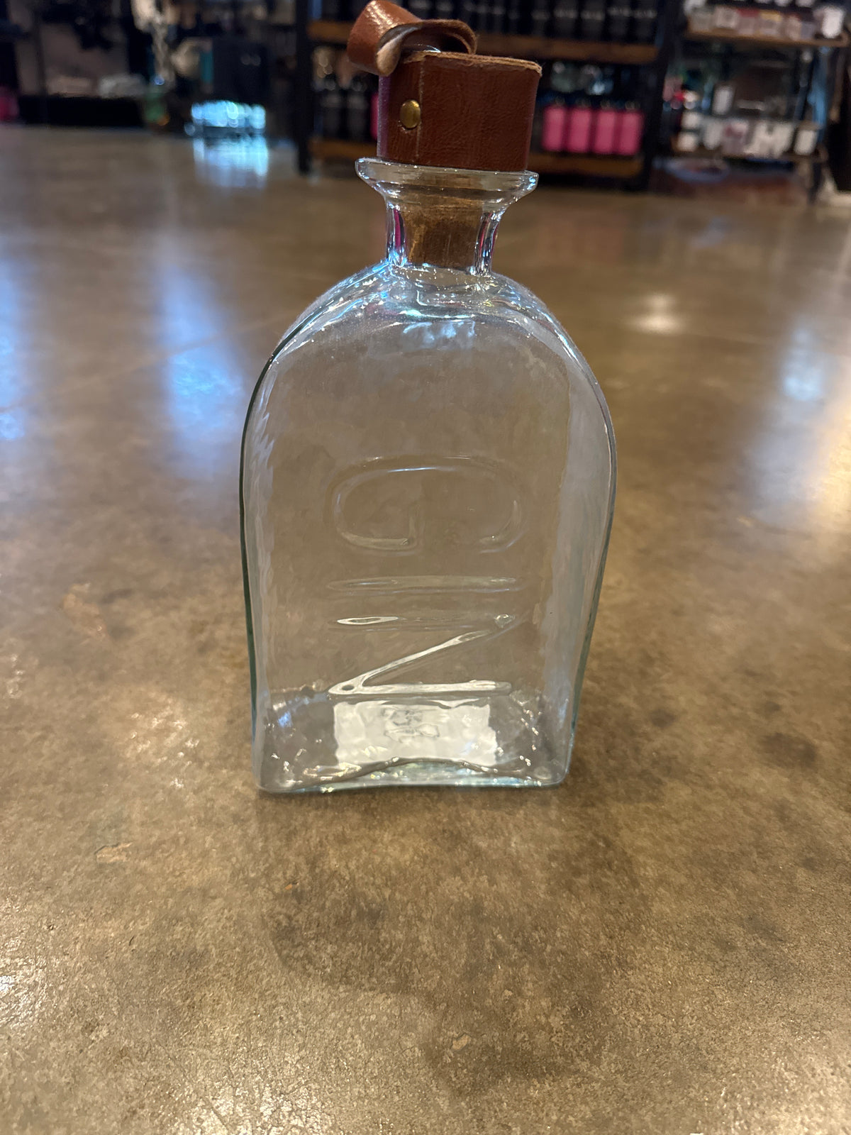 Glass Leather Decanter