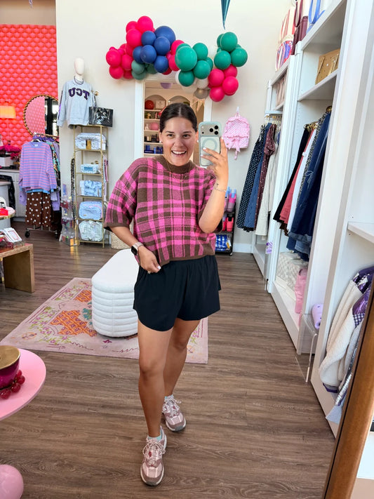 Savannah Plaid Knit