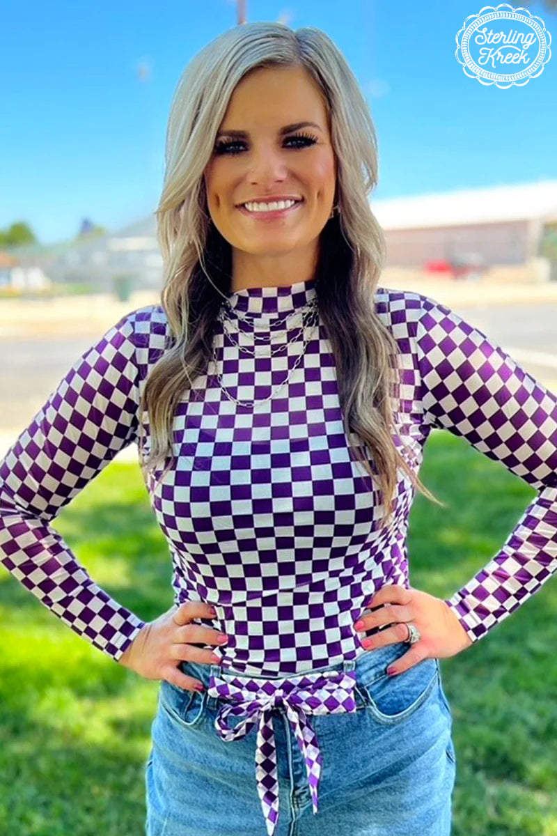 Game day Checkered Mesh