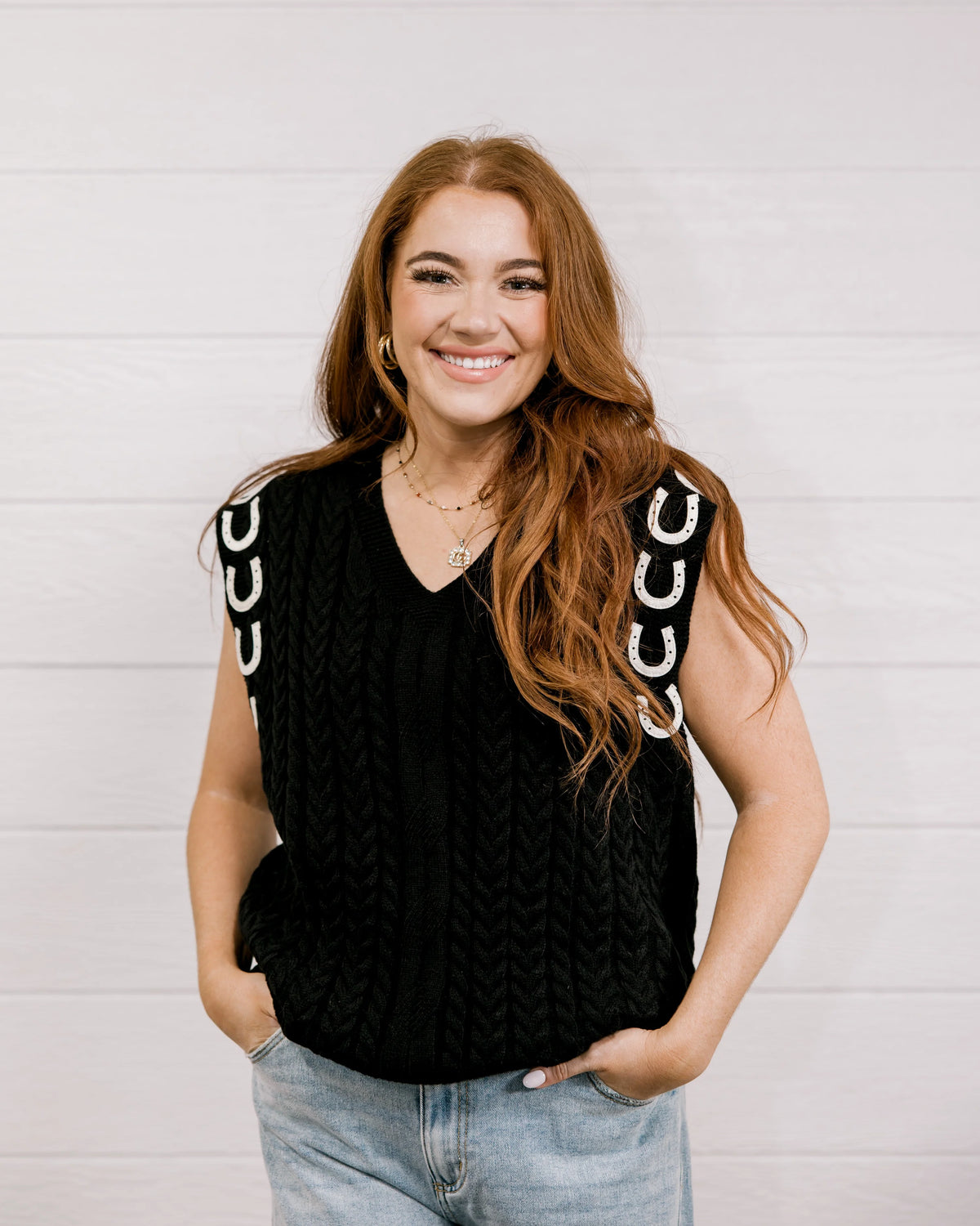 Kodi vest - black horseshoe