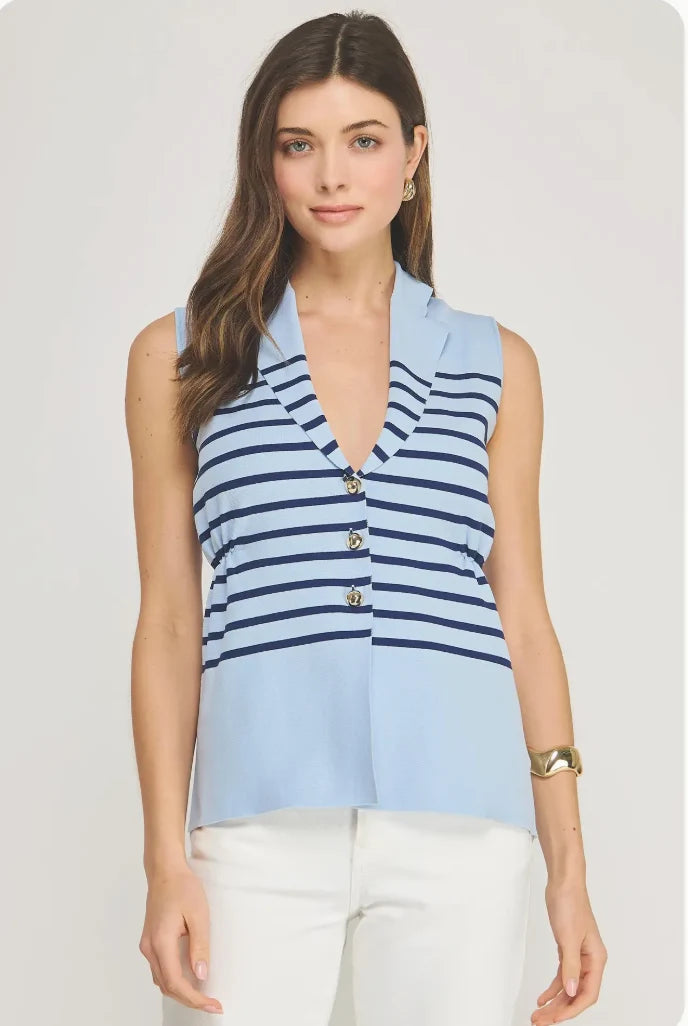 Hanna Knit Vest Jacket