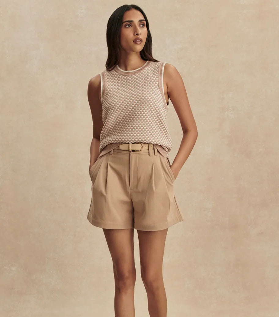 New Wheat Stitch Knit Tank