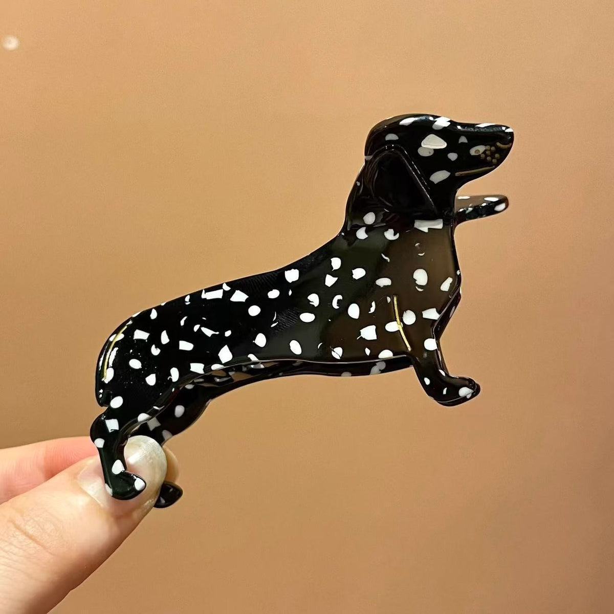 The Dog Days Are Over Dachshund Doxie Hair Clip