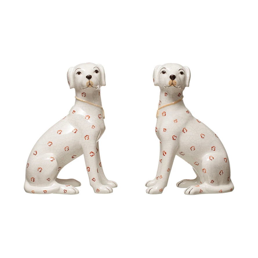 Hand Painted Ceramic Dog