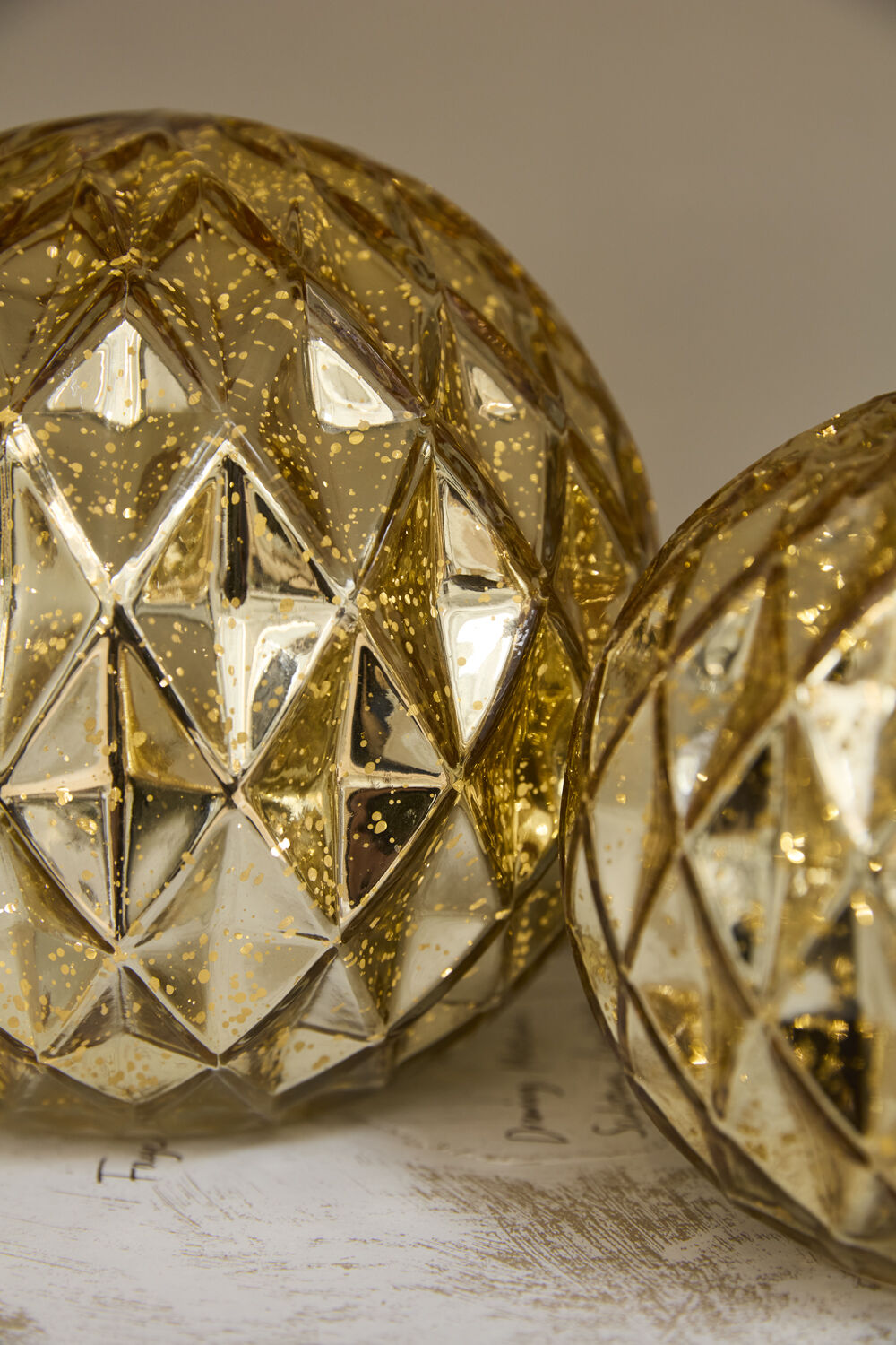 Golden LED Globe
