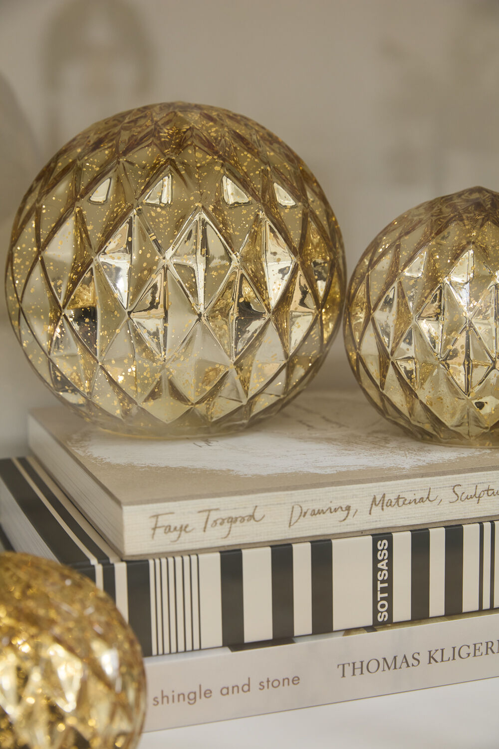 Golden LED Globe