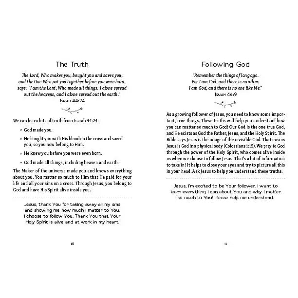 Consider the Lilies: 3-Minute Devotions For Girls