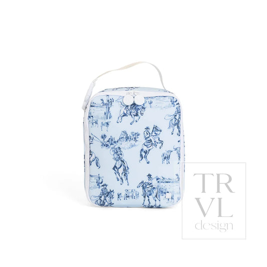 TRVL Cowboy Toile Lunch Box