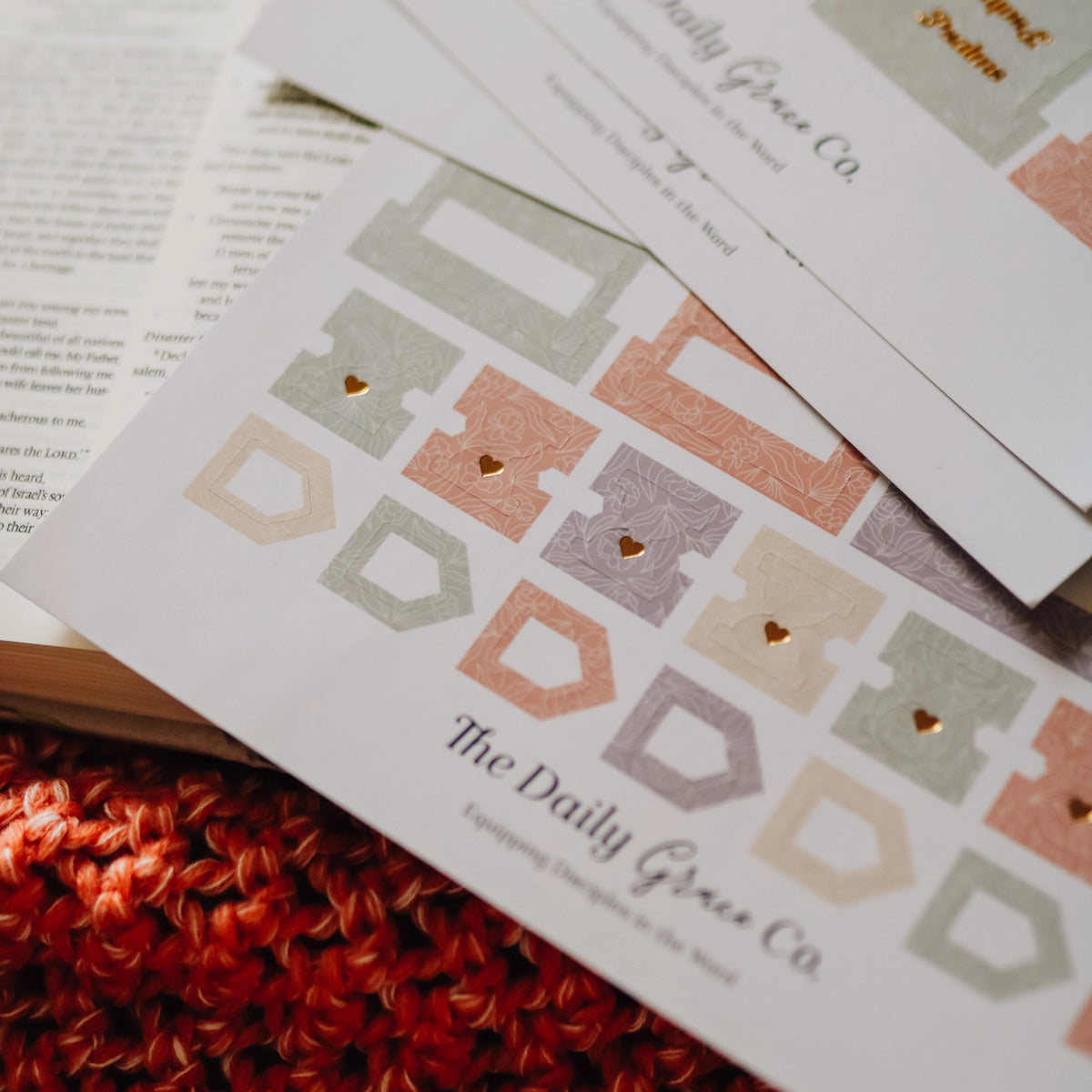 The Daily Grace Co Pastel Floral Bible Tabs