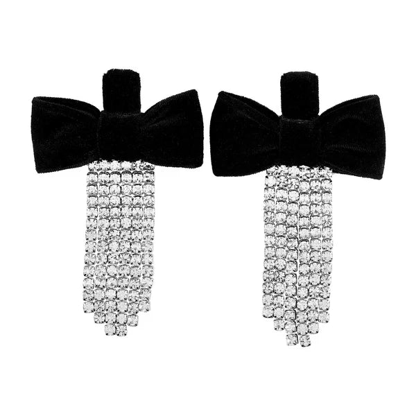 Velvet Bow Earrings